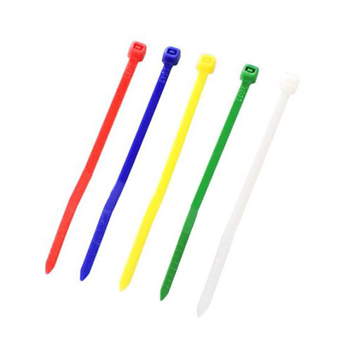 Marker Cable Ties with Write on Cable Labels Tags, Nylon Cable Ties Tags Label Marker Self-Locking for Marking Organizing 100Pcs
