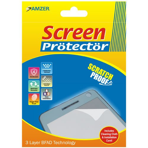Amzer Super Clear Screen Protector with Cleaning Cloth for Sprint HTC Touch Diamond