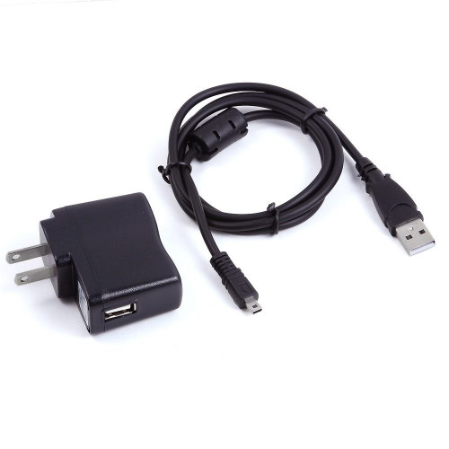 MaxLLTo USB AC/DC Adapter Battery Charger+5 ft USB UC-E16 UC-E17 Camera PC Cord for Panasonic Camera Lumix DMC-ZS19 DMC-ZS25 DMC-ZS35 DMC-TZ35
