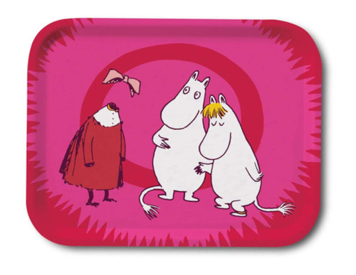 Moomin Moomin Birch Tray Invisible Child Pink 27 x 20 cm