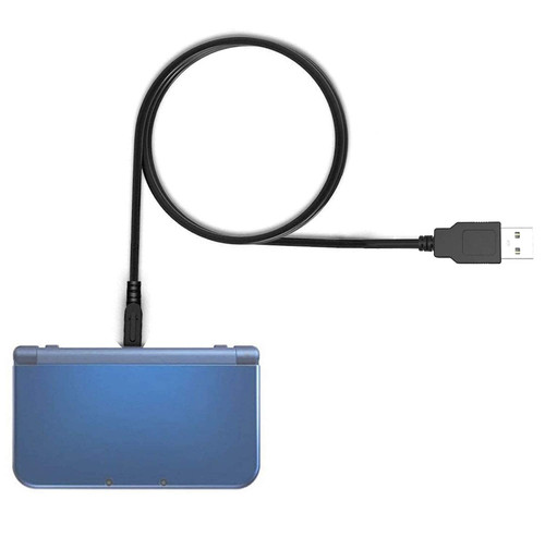 3DS USB Charger Cable, Power Charging Lead Compatible for Nintendo New 3DS XL/New 3DS/ 3DS XL/ 3DS/ New 2DS XL/New 2DS/ 2DS XL/ 2DS/ DSi/DSi XL?4FT Black)