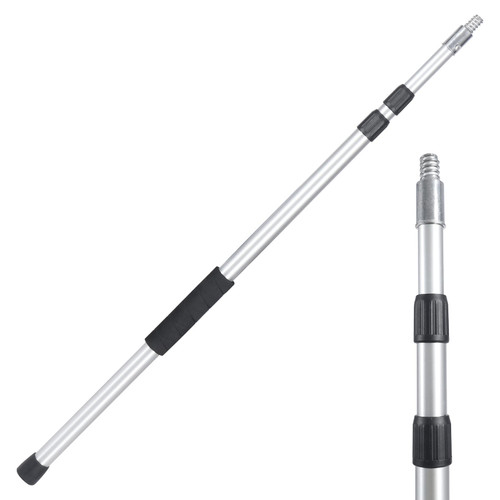 Lineslife Multi-Purpose 8ft Extension Pole, Lightweight Durable Aluminum Alloy Telescopic Pole for High Ceilings Window Cleaning Paint Roller?Pole Only?
