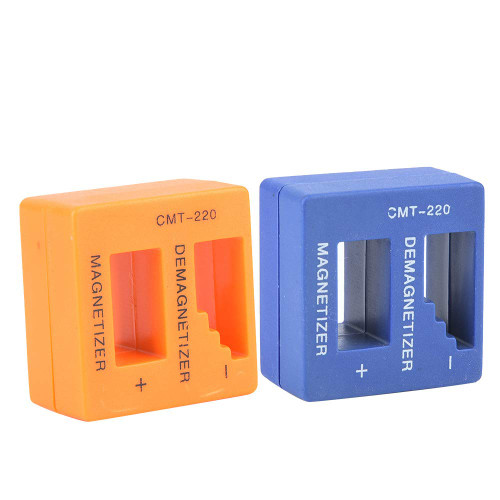 Magnetic for Screwdriver, 2pcs Magnetizer and Demagnetizer, Magnetic Tool for Screwdrivers, Screws, Drill Bits, Sockets, Nuts, Multitool Accessories