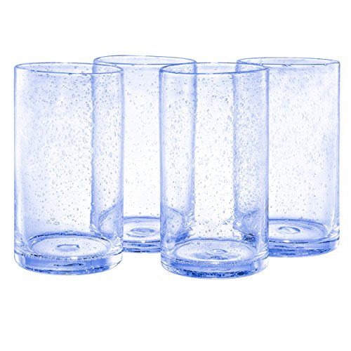 Artland 50707B Iris Hiball Glass 17 oz Light Blue