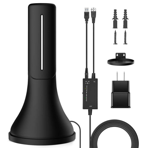 Mexonga Amplified HD Digital TV Antenna, 300 Miles Long Range Reception Indoor HDTV Antenna with Amplifier, Support 4K 1080P VHF UHF TV Channels and All TV, with 13ft Coax HDTV Cable,I5-BK-Xhb-22 Mexonga Amplified HD Digital TV Antenna, 300 Miles Long Range Reception Indoor HDTV Antenna with Amplifier, Support 4K 1080P VHF UHF TV Channels and All TV, with 13ft Coax HDTV Cable,I5-BK-Xhb-22