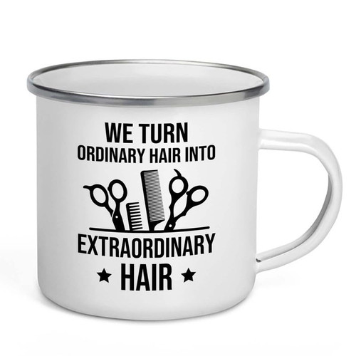 Flairy Land Hair Stylist Camper Mug 12oz - Ordinary Hair to Extraordinary Hair - Hair Stylist Gift Beautician Hairdresser Salon Barber Hairdo Cosmetoloist Scissors Blower Flairy Land Hair Stylist Camper Mug 12oz - Ordinary Hair to Extraordinary Hair - Hair Stylist Gift Beautician Hairdresser Salon Barber Hairdo Cosmetoloist Scissors Blower