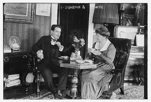 HistoricalFindings Photo: J. Sembach,Wife,Pianos,parlors,Chairs,Couples,spouses,Group Portrait Photographs