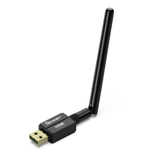 Long Range Bluetooth Adapter for Desktop PC Plug & Play 5.3 EDR Class 1 USB Bluetooth Dongle Wireless Transfer Transmitter Receiver 328FT/100M for BT Mouse/Keyboard/Headphones Support Win11/10/8.1 Long Range Bluetooth Adapter for Desktop PC Plug & Play 5.3 EDR Class 1 USB Bluetooth Dongle Wireless Transfer Transmitter Receiver 328FT/100M for BT Mouse/Keyboard/Headphones Support Win11/10/8.1