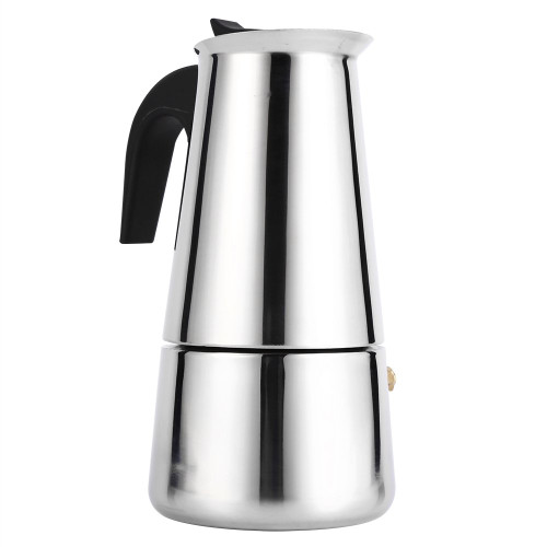 Hilitand Moka Coffee Pot Stainless Steel Stovetop Latte Maker Percolator Stove Top Filter Coffee Maker Pot (300ml)