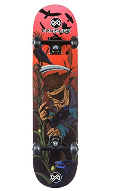 Punisher Skateboards SCARECROW Complete Skateboard with Convace Deck