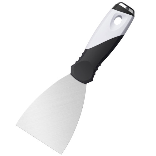 Mister Rui Paint Scraper, 3 Inch Small Putty Knife Scraper Tool for Wood, Stainless Steel Paint Scraper with Hammer End, Small Putty Knife Paint Scraper Tool Taping Knife