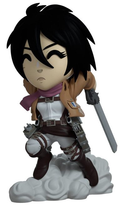 Youtooz Attack on Titan Mikasa Figure, 5.1" Vinyl Collectible, Ackerman Edition