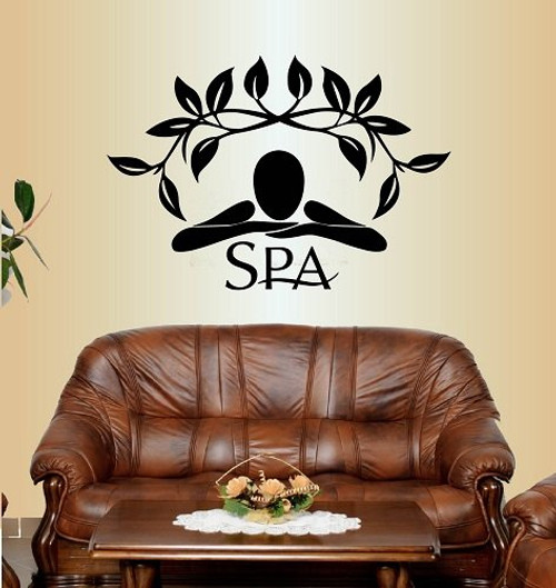 Wall Vinyl Decal Home Decor Art Sticker Girl Woman Spa Massage Therapy Floral Design Beauty Salon Relax Room Removable Stylish Mural Unique Design Wall Vinyl Decal Home Decor Art Sticker Girl Woman Spa Massage Therapy Floral Design Beauty Salon Relax Room Removable Stylish Mural Unique Design