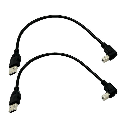 Seadream Angled Printer Cable 2Pack USB 2.0 Type A Male to USB 2.0 Type B Male Up Angled Printer Scanner Cable 90 Degree Angled (Up Angled) Seadream Angled Printer Cable 2Pack USB 2.0 Type A Male to USB 2.0 Type B Male Up Angled Printer Scanner Cable 90 Degree Angled (Up Angled)