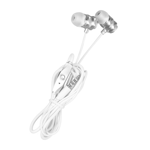 Acogedor Wired Earbuds, Wired Headphones Stereo Bass Earphones Noise Canceling Headphone with Mic, Compatible for iOS for Android, 3.5mm Plug (White) Acogedor Wired Earbuds, Wired Headphones Stereo Bass Earphones Noise Canceling Headphone with Mic, Compatible for iOS for Android, 3.5mm Plug (White)