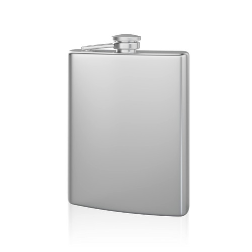 Top Shelf Flasks Stainless Steel Hip Flask, 6oz