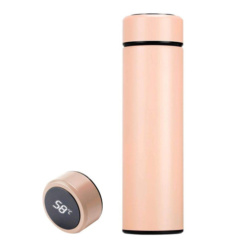 NC 500ml Temperature Display Stainless Steel Thermos Water Bottle Cup Vacuum Flask Thermos Water Bottle Tea Cup Thermos Cup