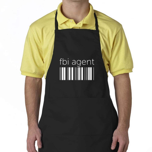 Eddany Fbi Agent Lower Barcode Apron