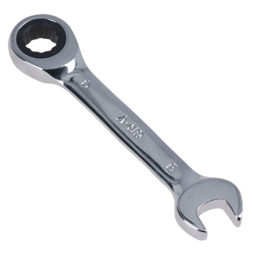 AB Tools 9mm Stubby Ratchet Combination Spanner Metric Wrench 72 Teeth SPN02