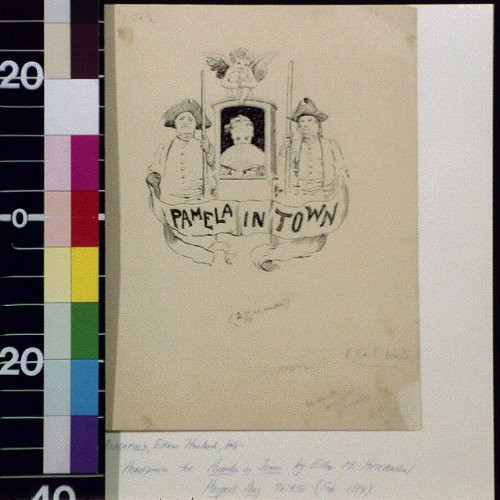 HistoricalFindings Photo: Pamela in Town,Edwin Howland Blashfield,1888,Sedan Chair,Transportation,Woman