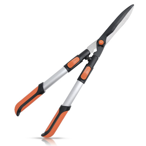 Colwelt Extendable Hedge Shears, Lightweight Telescopic Manual Hedge Clippers with Extendable Aluminum Handles, Adjustable Hedge Garden Shears for Boxwood(lightweight for ladies, old gardeners)