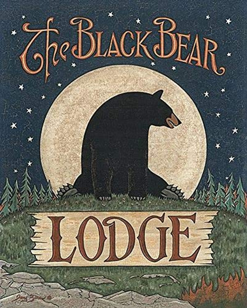 For New Vintage Retro Metal Tin Sign The Black Bear Lodge Home Garage Bar Club Hotel Wall Decor Signs 12X8 Inch For New Vintage Retro Metal Tin Sign The Black Bear Lodge Home Garage Bar Club Hotel Wall Decor Signs 12X8 Inch