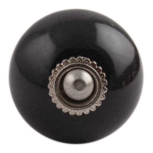 Indian Shelf 2 Pieces Cupboard Knobs and Pulls | Solid Cute Drawer Pulls | Black Unique Knobs | Ceramic Unique Knobs for Cabinets and Drawers | Western Drawer Knobs | Furniture Knobs for Dresser