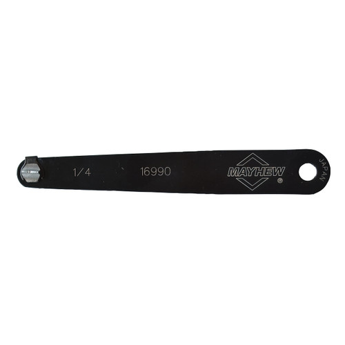 Mayhew Tools 16990 Close-Quarter Low Profile Screwdriver, 1/4-Inch Slotted