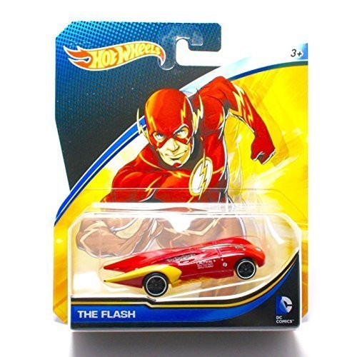 Hot Wheels, 2015 DC Comics Character Car, The Flash, 1:64 Scale