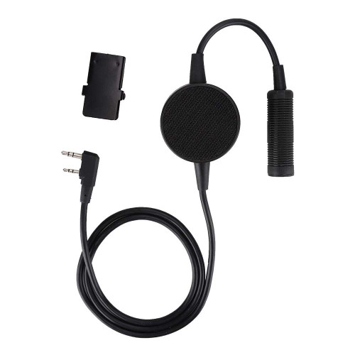 Walkie Talkie Earpiece Headset with Mic, 2 Pin Acoustic Tube Headset Mic PTT TCI Earphone for Motorola Kenwood Two Way Radio