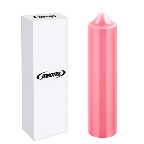 Low Temperature Candles Low Heat Romantic Candles Wax for Couples, Wedding, Home Decor-1Pack, Pink
