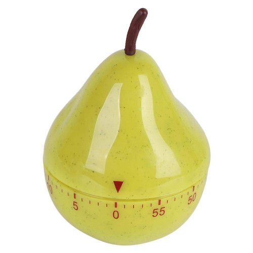 Cartoon Kitchen Timer, Pear Shape Manual Mechanical Timer Kitchen Timers Gadgets for Cooking Alarm Sleep Reminder Clocks Kitchen Supply