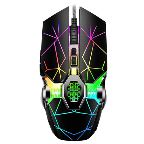 Gaming Mouse Wired, USB Optical Computer Mice with RGB Backlit, 7 Adjustable DPI Up to 3200, Ergonomic Gamer Laptop PC Mouse with 7 Programmable Buttons for Windows 7/8/10/XP Vista Linux (Black) Gaming Mouse Wired, USB Optical Computer Mice with RGB Backlit, 7 Adjustable DPI Up to 3200, Ergonomic Gamer Laptop PC Mouse with 7 Programmable Buttons for Windows 7/8/10/XP Vista Linux (Black)