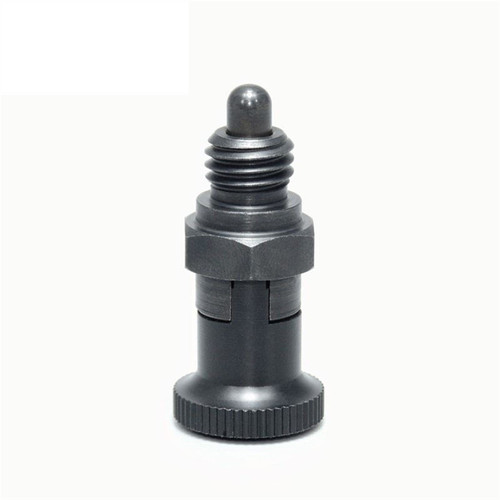 Self-Locking Knob Index Plunger Carbon Steel Positioning Pin Indexing Plungers 1Pcs (Color : MT303F Return-Fine, Size : M20)