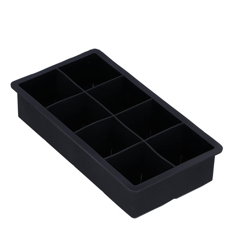 8 Grid Silicone Ice Cubes Tray with Lid - Ice Tray Mold for Whiskey Cocktails, Kitchen Accessories, Ice Cubes Maker and Mould, Perfect Ice Trays for Freezer, Flexible Ice Cube Trays for Freezing