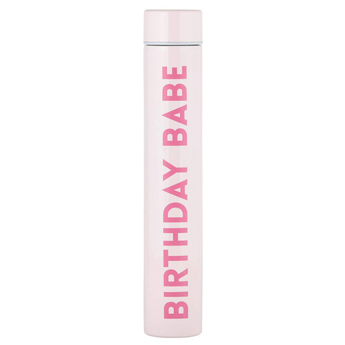 Santa Barbara Design Studio Sippin' Pretty Stainless Steel Flask Bottle, 8-Ounce, Birthday Babe Santa Barbara Design Studio Sippin' Pretty Stainless Steel Flask Bottle, 8-Ounce, Birthday Babe