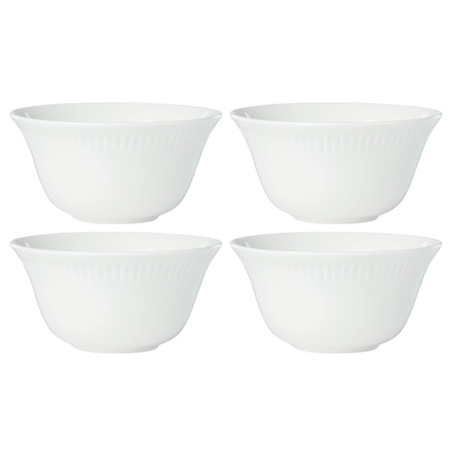 Lenox Profile 4-Piece Small Bowl Set, 2.45 LB, White