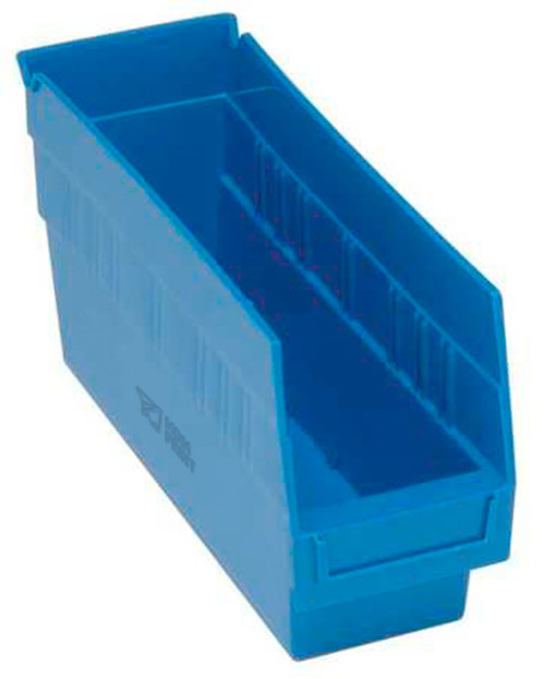 Blue Shelf Bin, 11-5/8 L x 4-3/8 W x 8 H