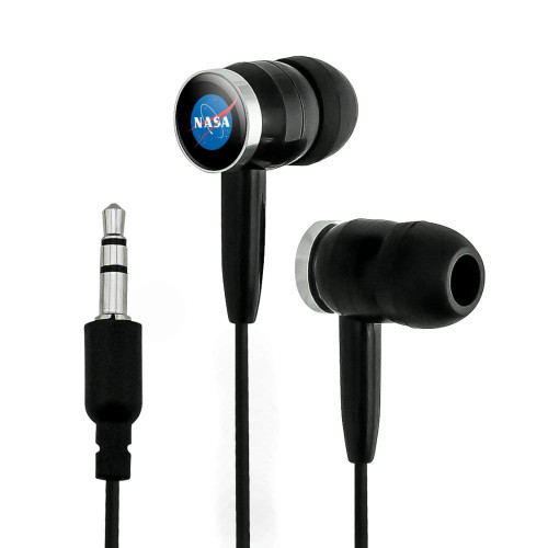 GRAPHICS & MORE NASA Official Meatball Logo Novelty in-Ear Earbud Headphones