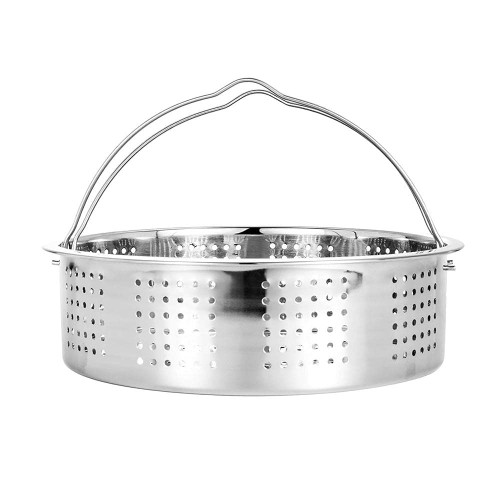 Leadigol Stainless Steel Steamer Basket,Vegetable Food Steamer Baskets Steamer Pot Steamer Inserts,Dim Sum Dumplings Bun Steamer