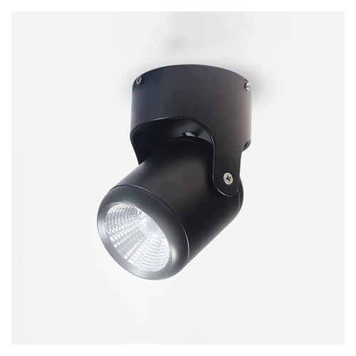 SieHam Wall Lamps,Led Accent Spot Light Surface Mounted Spotlight Ceiling Light Fixture, Track Lighting Kits Ceiling Spotlights Wall Lamps for Bedroom, Living Room, Kitchen/Black-4000K