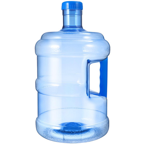 Garneck 1.3 Gallon/5L Water Jug Plastic Crown Cap Water Bottle Water Storage Bucket with Handle Water Container Portable Water Kettle Camping Water Tank for Outdoor Home