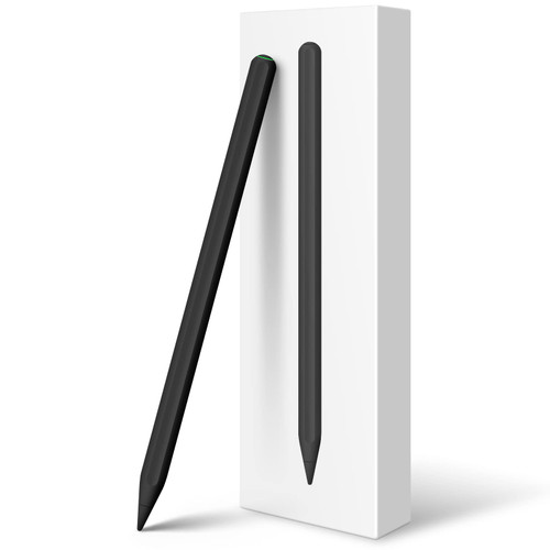 iPad Pencil 2nd Generation with Magnetic Wireless Charging, 2X Fast Charge for Apple Ipad, Stylus Pen Compatible with iPad Pro 11 in 1/2/3/4, iPad Pro 12.9 in 3/4/5/6, iPad Air 4/5, iPad Mini 6-Black