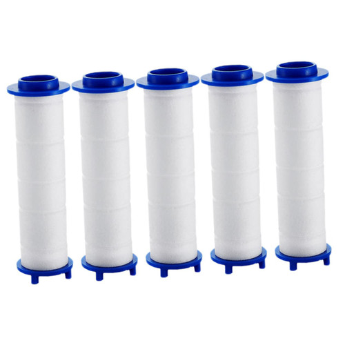 Holibanna 5pcs Shower Strainer Tub Accessories for Bathtub Bath Filter Handheld Fan Filter High Pressure Shower Filter Shower Head Water Filter Cotton Replaceable Bath Filter Shower Filters