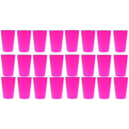 BESTOYARD Plastic Cups Disposable Blank Cups 24 pcs 300ml Plastic plastic water cups plastic water cups reusable plastic water cups disposable Water Cups Reusable Red Cups Red Cups