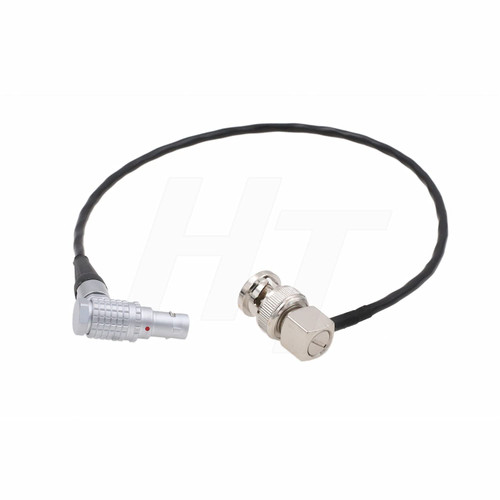 HangTon Timecode Cable for RED V-Raptor Komodo Camera Right Angle BNC EXT 9 Pin 45CM