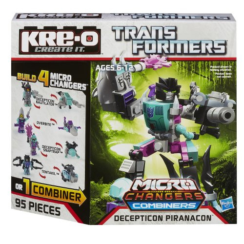 KRE-O Transformers Micro-Changers Combiners Decepticon Piranacon Construction Set (A4475)