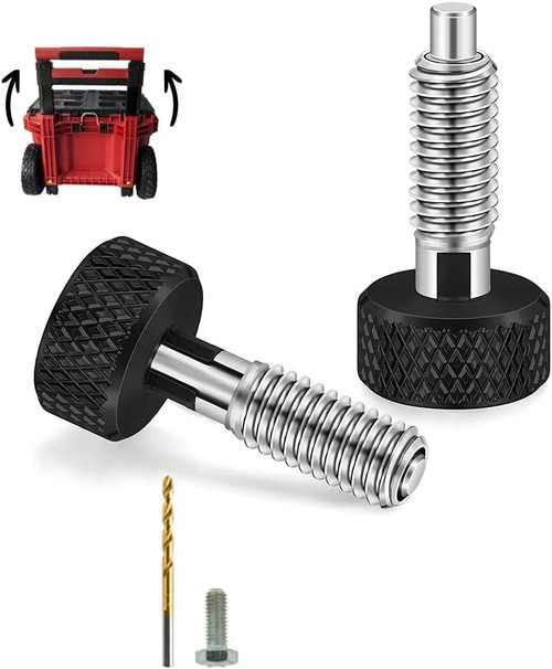 Milwaukee Packout Handle Release Pins (2 Sets) | Milwaukee Packout Handle Quick Release Pins | Packout Handle Removal Kit | Milwaukee Packout Handle Pins | Milwaukee Packout Handle Mods | Packout Pins