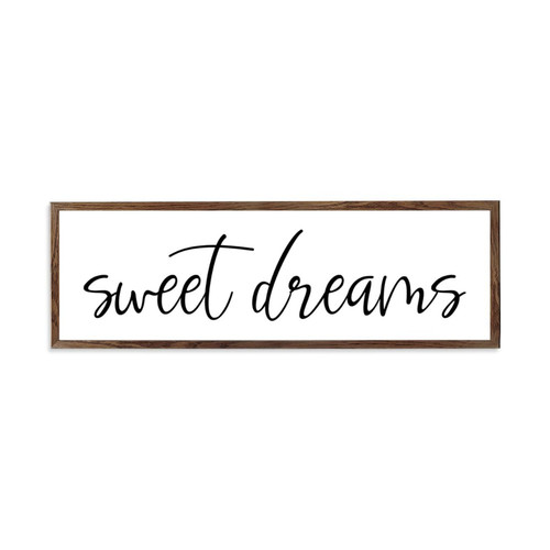 bawansign Sweet Dreams Sign for Bedroom Farmhouse Framed Sign Farmhouse Bedroom Rustic Chic Wall Decor Sign for Above Bed bawansign Sweet Dreams Sign for Bedroom Farmhouse Framed Sign Farmhouse Bedroom Rustic Chic Wall Decor Sign for Above Bed