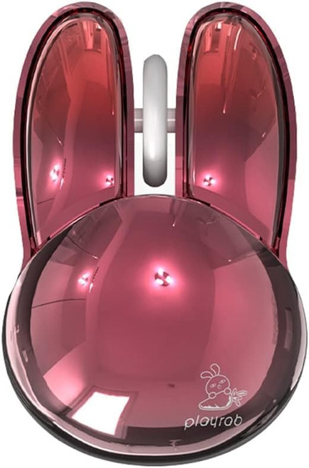 Wireless Mouse Bluetooth Cute Bunny Rabbit Small Quiet USB Optical Silent Funny Fun Travel Cordless Mice for PC Laptop Desktop Computer Apple iPad Mac MacBook Air MacBook Pro Dell HP Chromebook Kids